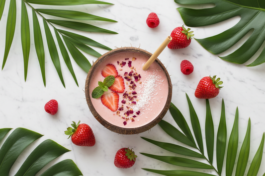 Chilled Coconut Milk Smoothie 🥥 (Your New Summer Sip!)