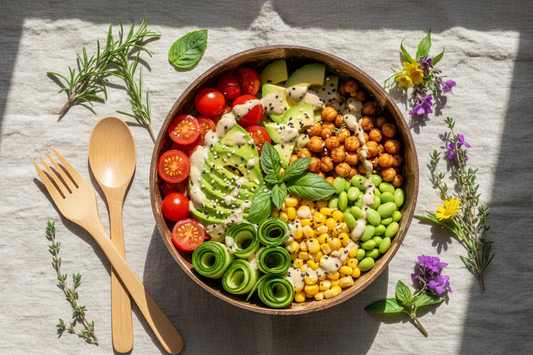 Summer Rainbow Salad Bowl 🌈🥗 (Fresh, Vibrant and Totally Delicious!)