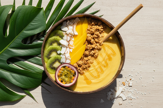 Tropical Bliss Smoothie Bowl 🌴🥭 (Your Ultimate Summer Breakfast!)